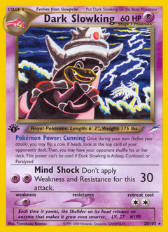 Dark Slowking #20 from Neo Destiny