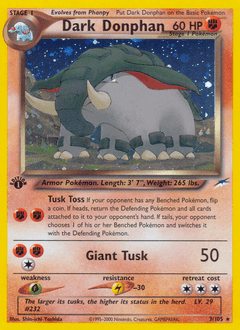 Dark Donphan #3 from Neo Destiny