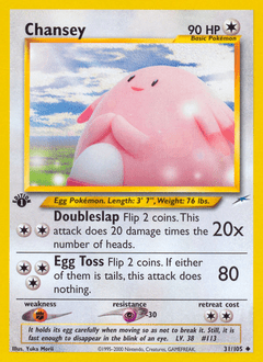 Chansey #31 from Neo Destiny