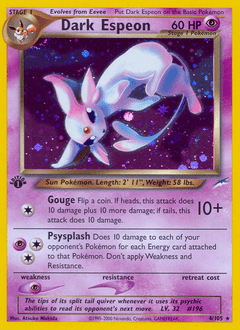Dark Espeon #4 from Neo Destiny