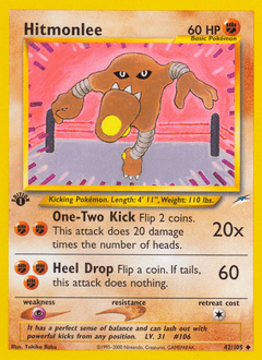 Hitmonlee #42 from Neo Destiny