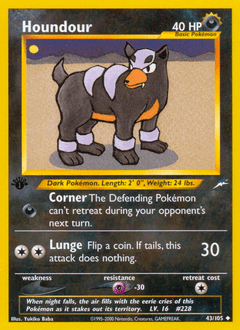 Houndour #43 from Neo Destiny