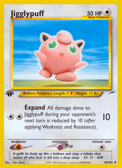 Jigglypuff #44 from Neo Destiny