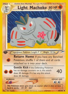 Light Machoke #49 from Neo Destiny