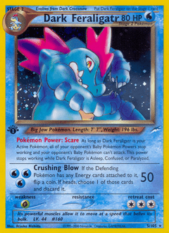 Dark Feraligatr #5 from Neo Destiny