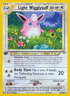Light Wigglytuff #54 from Neo Destiny