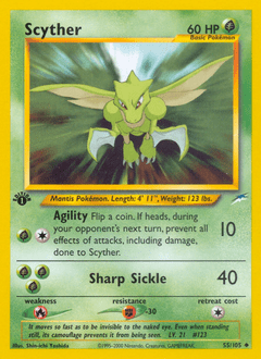 Scyther #55 from Neo Destiny
