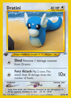 Dratini #63 from Neo Destiny