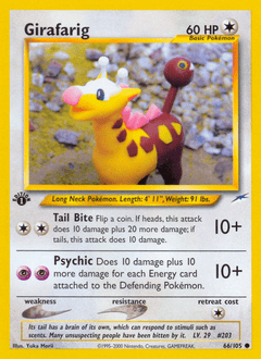 Girafarig #66 from Neo Destiny