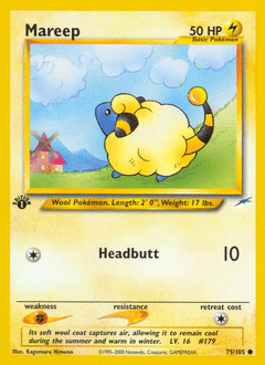 Mareep #75 from Neo Destiny