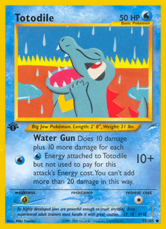 Totodile #85 from Neo Destiny