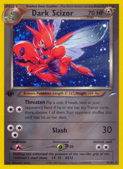 Dark Scizor #9 from Neo Destiny