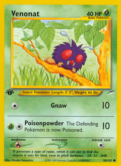Venonat #90 from Neo Destiny