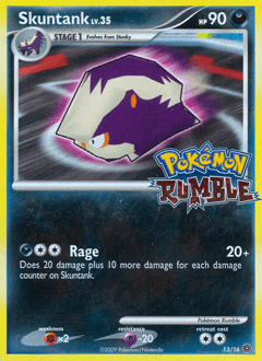 Skuntank #13 from Pokémon Rumble