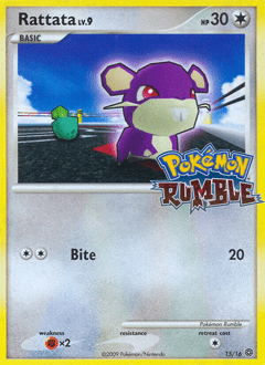 Rattata #15 from Pokémon Rumble