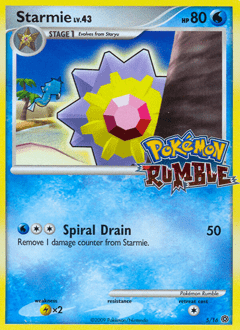Starmie #5 from Pokémon Rumble