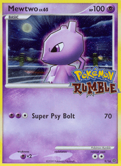 Mewtwo #9 from Pokémon Rumble