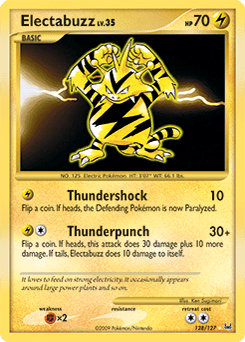 Electabuzz #128 by Ken Sugimori
