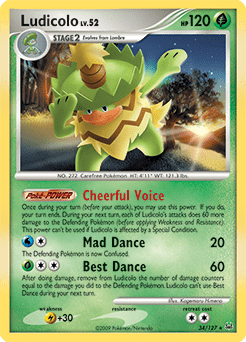 Ludicolo #34 from Platinum