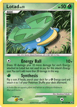 Lotad #81 from Platinum