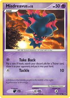 Misdreavus #83 from Platinum