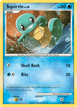 Squirtle #96 from Platinum