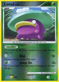 Lotad #SH4 from Platinum