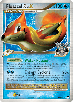 Floatzel GL #104 from Rising Rivals