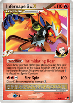 Infernape 4 #108 from Rising Rivals