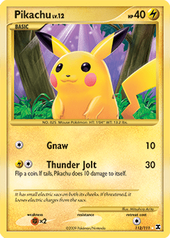 Pikachu #112 from Rising Rivals