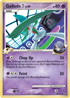 Gallade 4 #20 from Rising Rivals