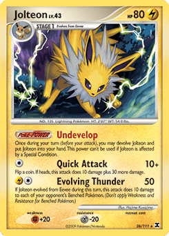 Jolteon #26 from Rising Rivals
