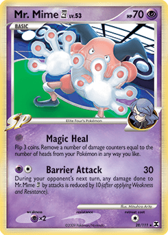 Mr. Mime 4 #28 from Rising Rivals