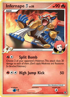 Infernape 4 #43 from Rising Rivals