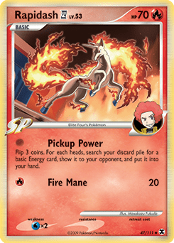 Rapidash 4 #47 from Rising Rivals