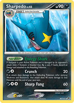 Sharpedo #49 from Rising Rivals