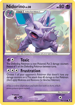 Nidorino #74 from Rising Rivals