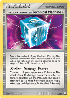 Team Galactic's Invention G-107 Technical Machine #95 from Rising Rivals