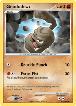 Geodude #105 from Supreme Victors