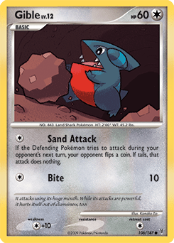 Gible #106 from Supreme Victors