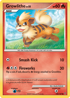 Growlithe #108 from Supreme Victors