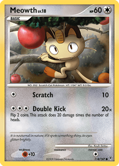 Meowth #114 from Supreme Victors