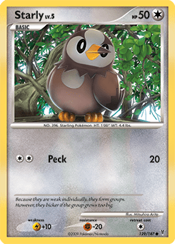 Starly #129 from Supreme Victors