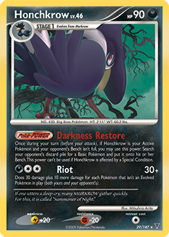 Honchkrow #29 from Supreme Victors