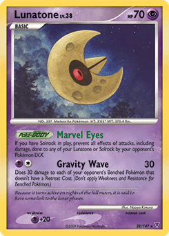 Lunatone #32 from Supreme Victors