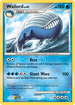 Wailord #47 from Supreme Victors