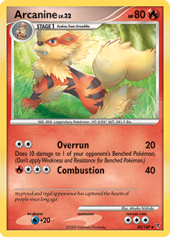 Arcanine #50 from Supreme Victors