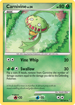 Carnivine #53 from Supreme Victors