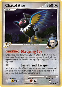 Chatot G #54 from Supreme Victors