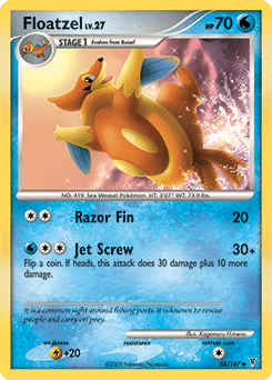 Floatzel #58 from Supreme Victors
